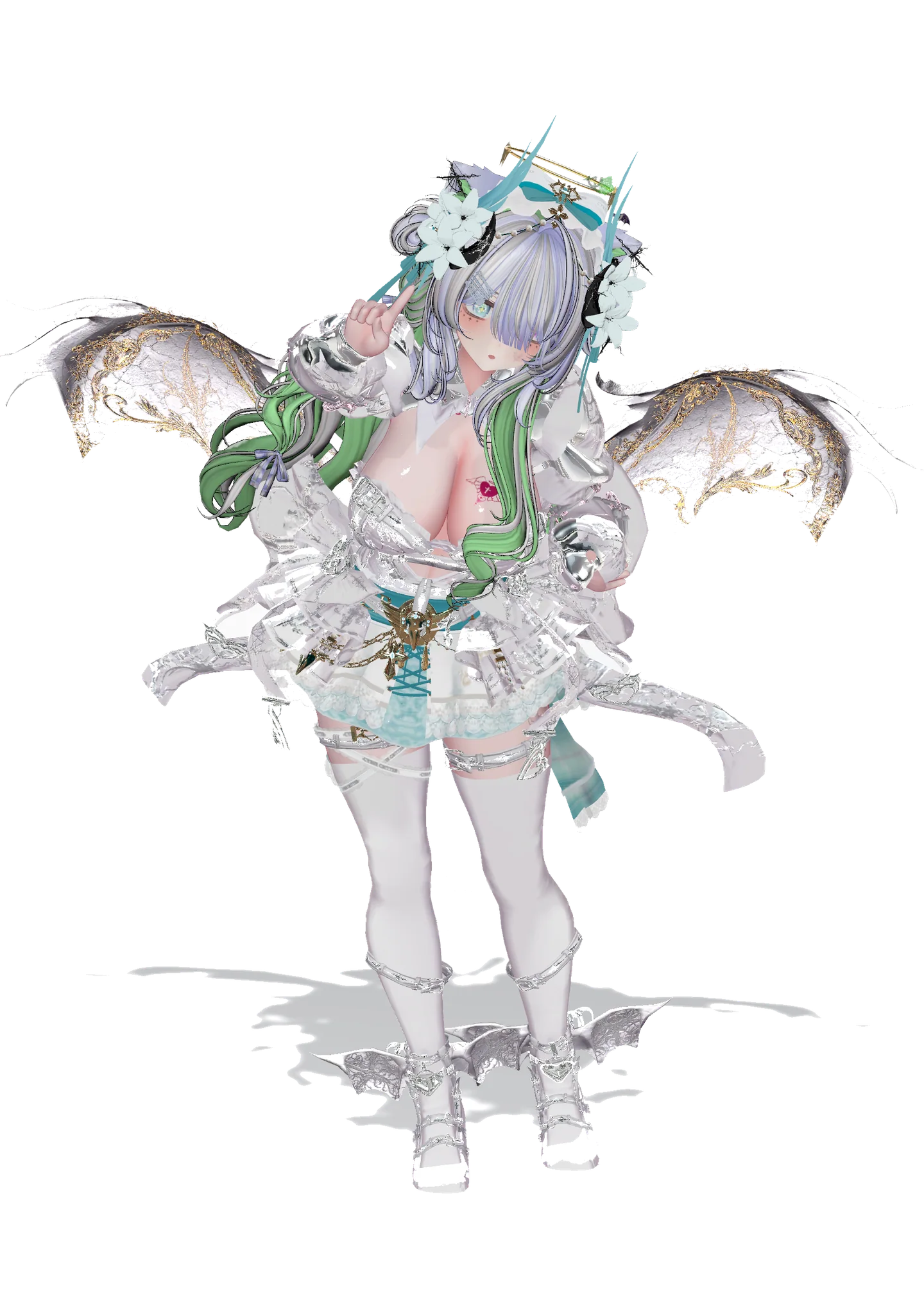 綺月 雫のサキュバス全身画像