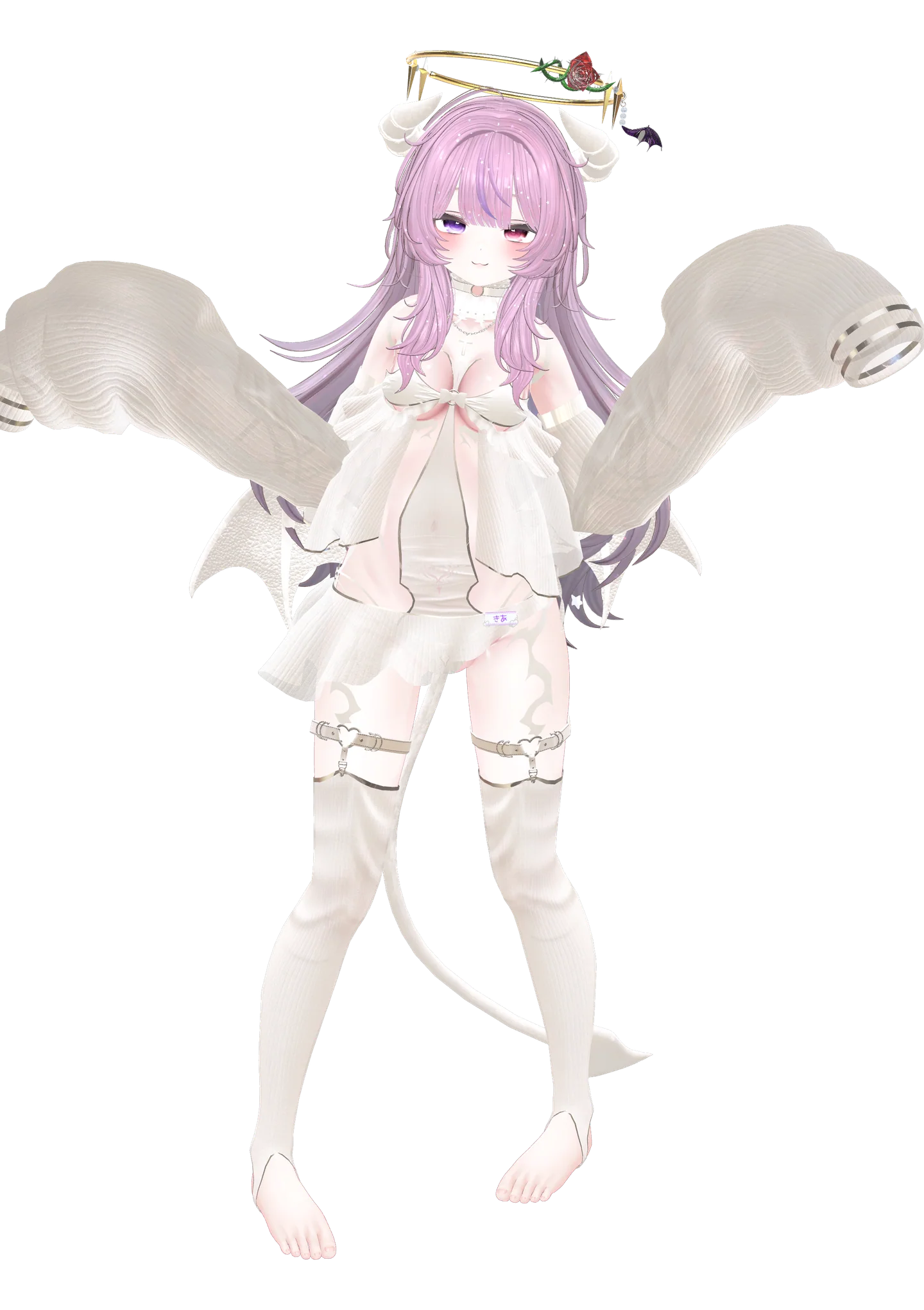 巻乃きあのサキュバス全身画像